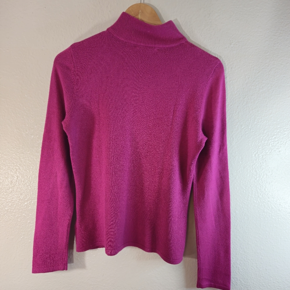 Luxe 360 Mercer Street Studio Mock Neck Rhinestone Sweater - Picture 4 of 4